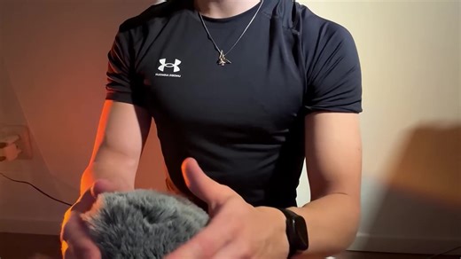 【Bluish ASMR】ASMR 颅内按摩｜口腔音 柔绒麦刷 酥麻触发