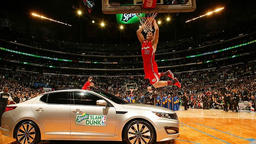 NBAHistory: Great Prop Dunks in Slam Dunk History