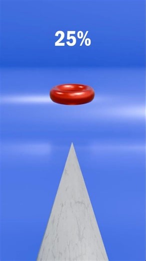 0% vs 100% Torus 3D Soft Body Simulation