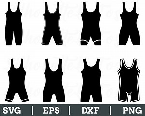 Wrestling Singlet Svg, Wrestling Singlet Silhouette, Wrestling Singlet Vector, Dxf, Png - Etsy