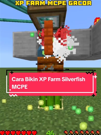 Cara Buat XP Farm Silverfish di MCPE