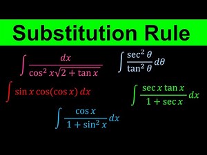 U substitution - Substitution method for trigonometric Examples -A little Tricky Examples - Calculus