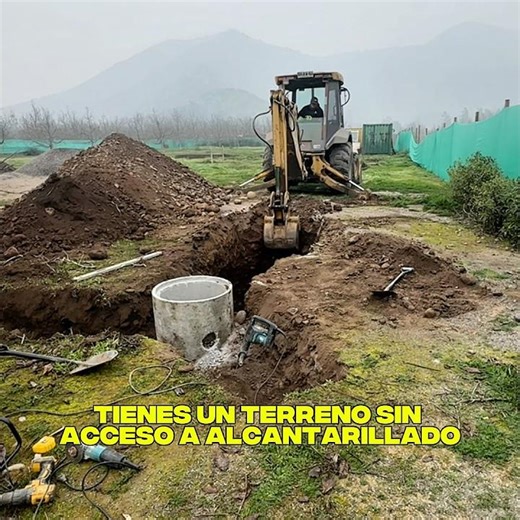 We install septic tank sewer systems ✈️ Link in my profile