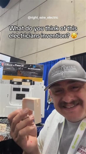 Rack-A-Tiers on Instagram: "@right_wire_electric shares his thoughts on electrician Chris Busto’s new invention. @cbust6 came up with this innovative idea for a panel filler that protects you from the busbar and doesn’t fall out when you take the panel cover off. Is this a gamechanger?💪 - #rackatiers #rackatierstools #busguard #sparky #electrician"