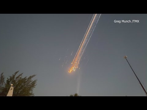 SpaceX rocket explodes over the Atlantic Ocean