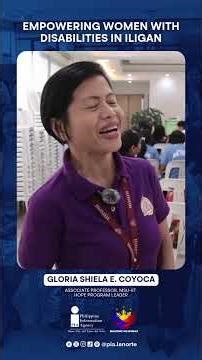Empowering Women with Disabilities in Iligan