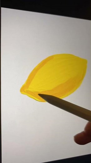 Draw easy lemon #artedigital #procreate #drawing