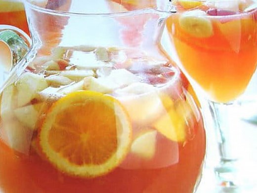 Sangria blanche aux fruits : la recette facile