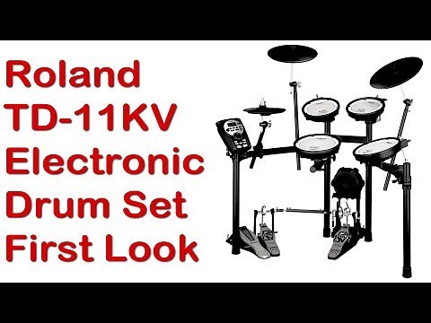 Roland V-Compact TD-11KV Electronic Drum Set First Impressions