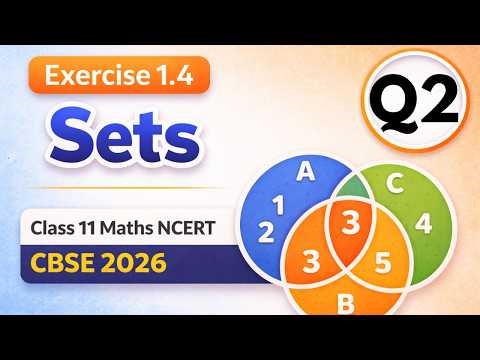 Q2 Exercise 1.4 | Sets | Class 11 Maths NCERT | CBSE 2026