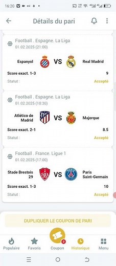 Pronostic foot aujourd'hui | Score exact aujourd'hui ( 01/02/2025)