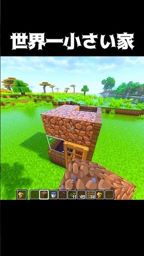 The world's smallest stylish house… #shorts #minecraft