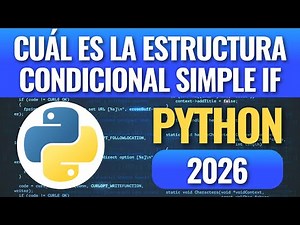 What is the simple IF conditional structure in Python in 2026?