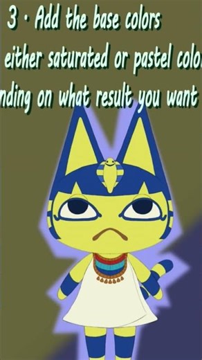 ankha tutorial (catinmyart on X) #art #fanart #ankha #artist #animalcrossing