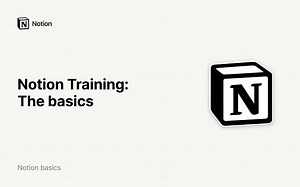 Notion Training The Basics（官方基础教程）