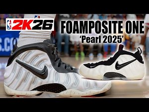 NBA 2K26 Shoe Creator - How to make Foamposite Pro 'Pearl'