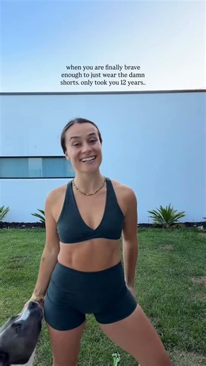 Ally Moves - Studio Owner on Instagram: "With everything else going on in the world..… it feels ridiculous that I’ve spent so much energy worrying about wearing shorts.. I’ve worn them to teach once this year and to someone else’s class for the first time! 👏🏼 I’m on my way to not giving a fkkkkkkkkk 🙈 Unsure what my issue is but cheers to giving less fks on the things that really aren’t that serious!! 🤪🤪🤪 . . . . #pilatesinstructor #selflove #shorts #pilatesstudio #pi̇lateslovers #pilatesc