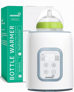 Grownsy Bottle Warmer with Timer for Breastmilk or Formula, Accurate Temperature Control, Fits for All Bottles-Blue - Walmart.com