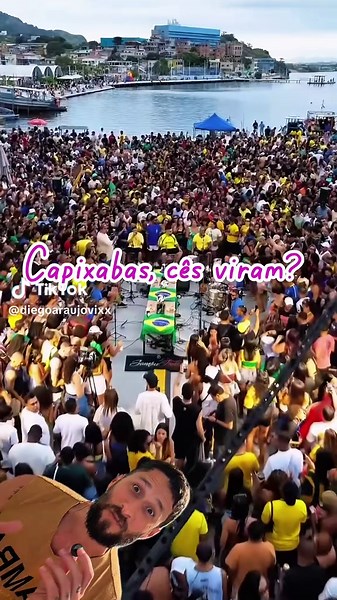 Uma roda de samba na beira do mar na Ilha das Caieiras durante a gravação do audiovisual do Sambajr. O clima ficou bonito d  📹 Imagens divulgadas pelo perfil da @grandesaopedro (no app vizinho) em parceria com o grupo. Isso tinha que acontecer mais vezes ou não? 👀 #samba #pagode #ilhadascaieiras