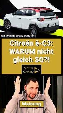 ONLY €310?! CITROËN makes this AFFORDABLE EV more EMOTIONAL! Citroën ë-C3 Tonic Edition (2026)