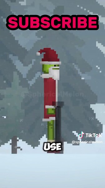 how to make santa in melon playground 🥶🙏😭