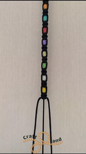 How to Make a Beautiful Beaded Bracelet with Cord | DIY