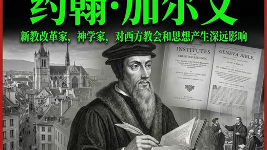 【神学&哲学】｜约翰·加尔文JohnCalvin｜新耶路撒冷的建筑师：约翰·加尔文神学政治体系的全方位解构报告｜《基督教要义》