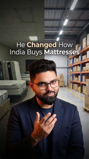 Harsh Solanki on Instagram: "This startup shook India’s mattress industry. Wakefit didn’t fix the product. They fixed the system. By selling mattresses direct-to-consumer, Wakefit removed distributors, wholesalers, and retailers — and passed the savings to customers. Add a bold 100-day trial, and trust scaled faster than any ad campaign. Today, Wakefit is no longer just a mattress brand. It’s a full home & furniture ecosystem and a publicly listed company with ₹1,300+ crore annual revenue. This