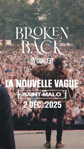 Saint-Malo ! On se retrouve à La Nouvelle Vague le mardi 2 décembre 2025 ❤️‍🔥 Qui vient ? | Broken Back