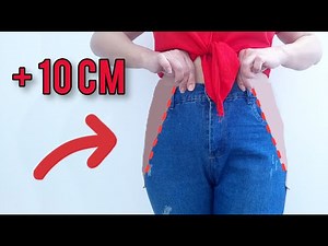 This trick saved my jeans! How to widen jeans at the waist👌🤩