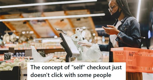 Customer Scolded Self-Checkout Attendant For Not Helping, Even After Getting Help Multiple Times. So They Walked Off Muttering About Doing All The Work.