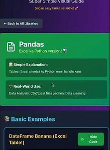 🚀 Pandas Library in Python Explained | Padho Ase Ki Yaad Rahe #campusplacement