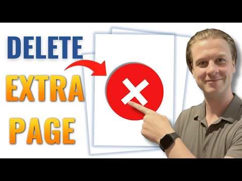 How To Delete an Extra Page in Microsoft Word (Advanced Fix)