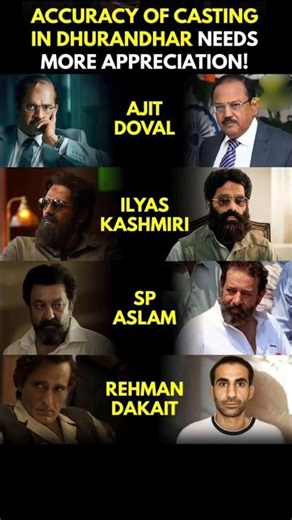 Dhurandhar Casting Accuracy is INSANE! | Real vs. Reel Comparison