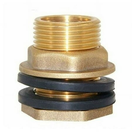 Easy Installation Water Tank Connector, Anti-Corrosion Solid Brass for Durability, Suitable for Plastic Water Towers Inlet Outlet DIY Storage Buckets - Walmart.ca