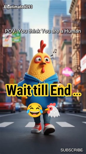 He Thinks He is a Human🐔😂 | Crazy Chicken Universe | Funny Chicken Shorts | Animated Chicken #Viral