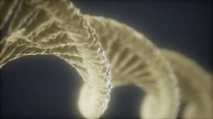 Loop double helical structure of dna strand close-up animation | Premium Stock Video Footage