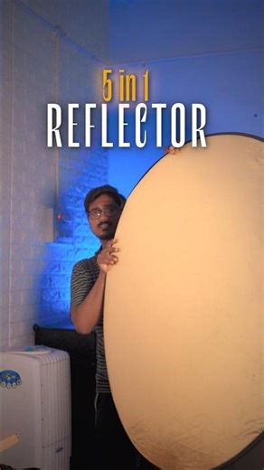 Let’s talk about 5 in 1 reflectors 📷 💡#shorts #photography #filmmaking