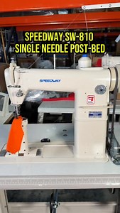 59 reactions | SPEEDWAY SW-810 Single Needle Post-bed Lockstitch Industrial Sewing Machine with Servo Motor, Table and Stand Included $1,397 Suprasewing.com #sewingmachine #postbedsewingmachine #speedway810 | Supra Sewing | Facebook