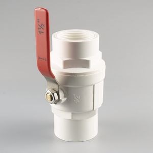 [Hot Item] Pntek 1/2inch Plastic PVC Ball Valve with Stainless Steel Handle
