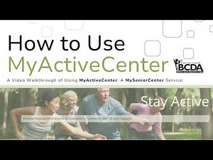 How To Use MyActiveCenter - BCDA