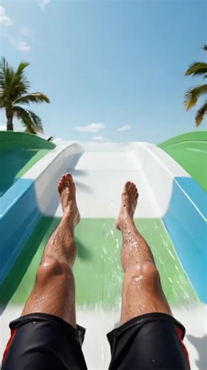 “POV: Sliding Down One of the Tallest Water Slides | Ultimate Splash!”