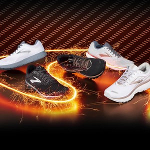 Introducing the Metallic Collection. Ignite your run in limited editions of the Ghost 12 and Revel 3 — with responsive BioMoGo DNA cushioning that deflects impact in every step. So you can shine in comfort and style. http://ran.social/MetallicsFBB | Brooks Running