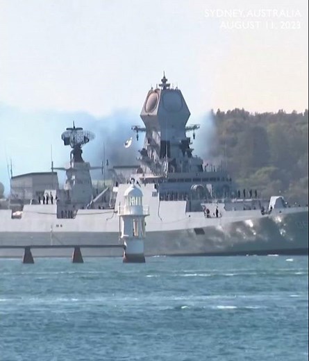 India, Japan, US, Australia vessels arrive for naval exercise off Sydney coast