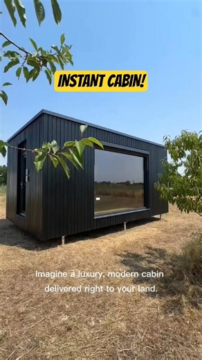 Modern Black Modular House Installation: Unboxing to Full Tour #tinyhouse