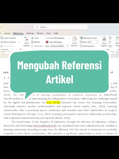 Ganti Format APA ke IEEE Cuma 1 Klik? Emang Bisa? Ini adalah ILMU WAJIB buat pejuang publikasi! Sering banget kejadian: Kita udah capek-capek format naskah pakai gaya APA (American Psychological Association), eh ditolak/reject. 😭 Terus mau kirim ke jurnal lain, ternyata mintanya gaya IEEE (Numbering) atau Vancouver. Kalau kamu masih manual ganti satu-satu... fix kamu kurang main jauh! 🤣 Pakai Reference Manager (Mendeley/Zotero) adalah kunci. Fitur ini menyelamatkanmu dari: ✅ Typo penulisan nam