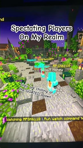 Realm Code is in the discord: R5ZQszAtXw #shorts #gaming #bedrockrealm #minecraft #realms #smp