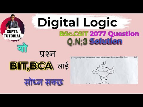 Design sequential circuit specified by the following state diagram using T Flip-flops
