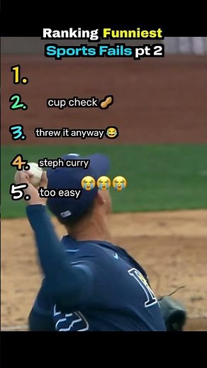 Ranking Funniest Sports Fails pt 2 #funny #fails #shorts #comedy #rank
