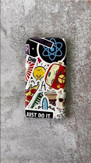 Sticker bomb your smartphone with stickers💥#stickerbomb #laptopstickers #vinylstickers